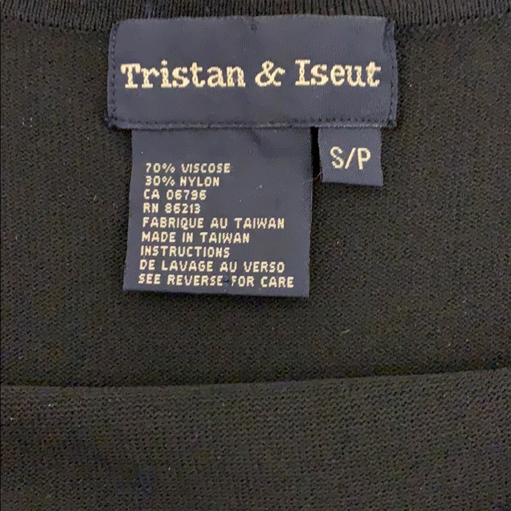 EUC Tristan & Iseut Little Black Knitted Dress - Picture 7 of 9